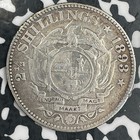 1893 South Africa 2 1 2 Shillings Lot n1756 Silver 