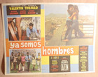 Ya Somos Hombres Pair Of 2 Movie Lobby Cards - Mexico 1971 - Valentino Trujillo