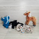 Wild Republic Plush Lot Of 4 New With Tag Stuffed Animal Toy Orca Horse Leopard