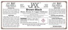 Jax Brown-black Darkener Patina For Brass  Bronze  Copper - 2 Oz 