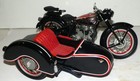 1 10 Schuco German Horex Regina Motorcycle With Sidecar Black Rare