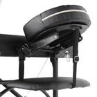 Portable Massage Table - Tri-fold Aluminum Legs With Carrying Case - Black