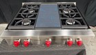 Wolf Srt364g 36 Inch Pro-style Gas Rangetop With 4 Dual-stacked Sealed Burners