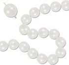 Pearl White Linking Balloons  100pcs 6 Inch Pearl Color Quick Link Balloons F   