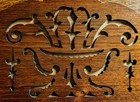 Victorian Fretwork - Sheet Music Stand Pump Organ Salvage Antique Oak Pediment