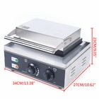 Commercial Donut Machine 5holes Plum Flower Waffle Iron Waffle Maker Double-side