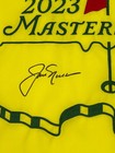 Jack Nicklaus Signed Masters Flag 2023 Golf Pga Jsa Loa