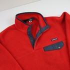 Vtg 90s Patagonia Synchilla Snap-t Pullover Fleece Jacket Coat Mens Sz Small Red