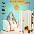3 Piece Luggage Set 20   Abs pc Hardshell Carry-on Suitcase With Expandable Bag