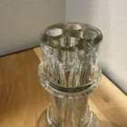 Vintage France Four 4 Chamber Divided Clear Glass Liquor Decanter Bottle Whisky