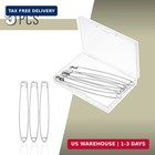 Extra Large Safety Pins  5 Inch  5 Pack  Silver