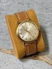 Vintage Omega Men s Watch Automatic 10k Gold Filled Bezel  New Band  Runs Well