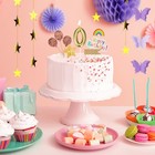 10 Years Old Black And Yellow Arc 3d Birthday Candles For Cake Decoration 