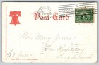 Vintage Independence Hall Philadelphia Postcard With 1907 Stamp