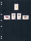 1 2 Off  7 60 Scott Value - 1985-93 Vanuatu Orchids Ovpts Flowers Cv Mnh Nh Umm