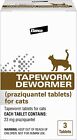 Tapeworm Dewormer Praziquantel Tablets For Cats And Kittens 6 Weeks And Older   