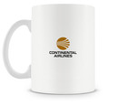 Continental Airlines Boeing 747 Ceramic Coffee Mug - 15oz 