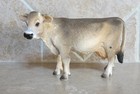Schleich 13256 Brown Swiss Cow Retired Farm Milk Dairy Cattle Animal Ranch Toy