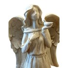 Garden Of Angels 16  Resin Angel With Dove Garden Display Statue sculpture