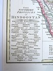 Antique 1808 Map Of South Hindoostan  india   Engraved By R  Wilkinson Of London