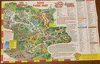 2010 Holiday World Park Map Amusement Park Roller Coaster Voyage