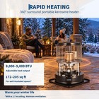 Portable Kerosene Heater And Stove 8000-9000 Btu No-electric For Outdoor Camping