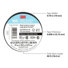 3m Temflex Multi-purpose Vinyl Electrical Tape 165  3 4 In X 60 Ft  Black