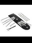 Beginner Lockpicking Practice Set     15pcs Tools With Transparent Training Locks