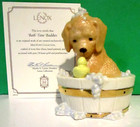 Lenox Bath Time Buddies  --  Rubber Ducky -- Puppy Dog -- New In Box With Coa