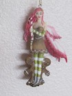 Amy Brown Gingerbread Fairy Christmas Ornament Figurine Bnib Retired 