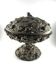 German Silver  Candy Dish   Art Nouveau   William Comyns   1900 s   Antique