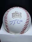 Jorge Soler Signed 2016 World Series Omlb Baseball Chicago Cubs Schwartz Coa