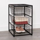 3 Drawer Organizer - Decorative Storage Drawers  Bedroom Dresser