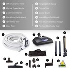 Prolux 35 Ft Central Vacuum Cleaner Hose Powerhead And Tool Kit  direct Connect 