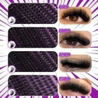 Lash Extension Kit Clusters Individual Eyelashes Kit 9-16mm With Bond And Seal