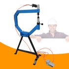 4inch Pneumatic Planishing Hammer Airpress Tool W  Cast-iron Stand  Anvil 1 2 3 
