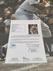 Mickey Mantle Autographed Poster Lefty Batting Stance Hof Yankees Jsa Signed 