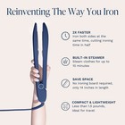 Nori Press Handheld Steam Iron In Navy - Msrp  120