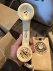 Vintage Rotary Dial Wall Phone Cream Retro Rotary Telephone Bell What