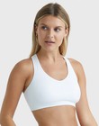 Hanes Racerback Sports Bra Womens Seamless Jog Fitness Running Workout Wirefree