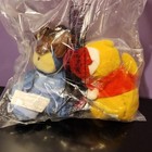 Christmas Winnie Pooh   Eeyore Santa   Reindeer Disney Bean Bag  Sealed B197
