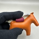Hermes Bnib Milo Lambskin Grigri Rodeo Bag Charm