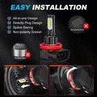 H11 H9 Led Headlight Super Bright Bulbs Kit 8000k White 330000lm High low Beam