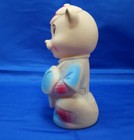 Bear   Baseball Outfit Vintage Rubber   6 Inch Squeaky Toy Works 