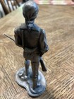 Vintage 4    Hudson Pewter Minuteman Soldier W Rifle