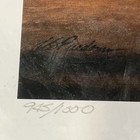 Hank Aaron 2006 Lithograph Bill Purdom Signed  945 1000 Matte 16x20 Htf