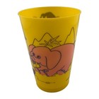 Vintage 1978 Mcdonald s Grimace Yellow Plastic Collector Cup Zoo Elephant