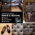 Leather Color Restorer Recoloring Balm  Scratch Remover  Couch Paint Pine Green
