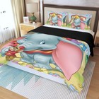New  Disney Dumbo Elephant Print Duvet Cover Set 3pcs Quilt Cover   Pillowcase