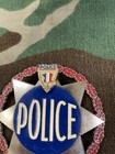 Rare Look   Vintage France National Police Enameled Metal Badge Vintage French